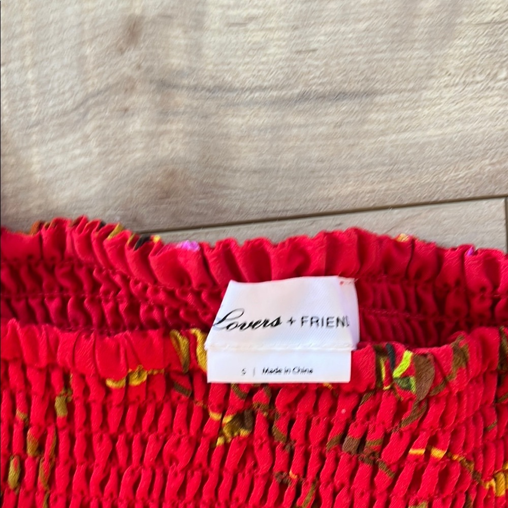 Lovers + Friends Red Floral Blouse - Picture 2 of 3